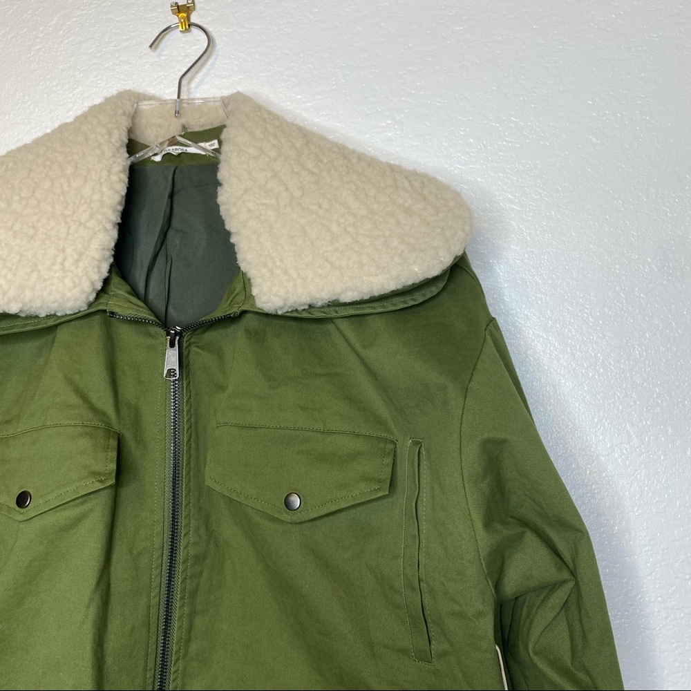 TULAROSA army sherpa johnnie jacket